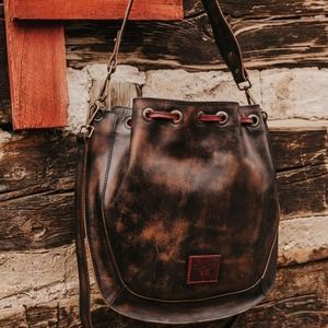 Freebird Mila distressed black bag